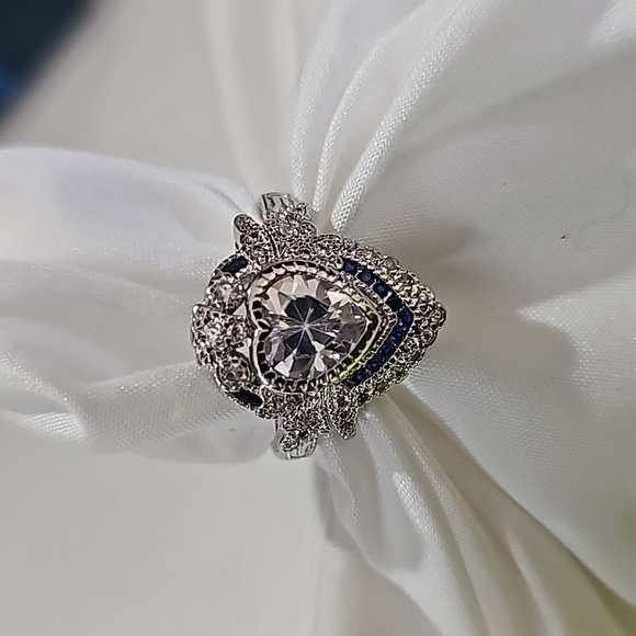 Source Unknown Jewelry - Heart Shape Sterling Siver Ring